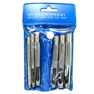 6 Piece Hollow Punch Set